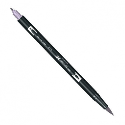 Маркер-кисть "Abt Dual Brush Pen" 623 фиолетовый шалфей